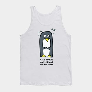 Penguin on a diet Tank Top